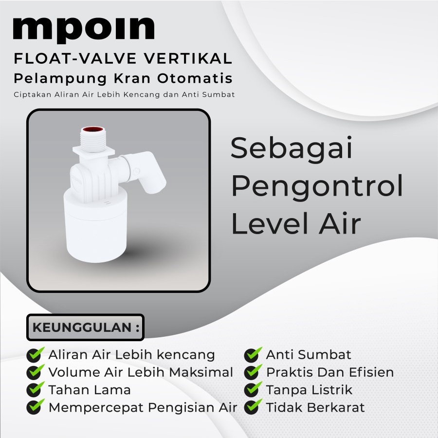 Pelampung Toren air Otomatis Vertikal 1inch 1/2inch 3/4inch -Keran air Otomatis Mpion Float Valve Vertical auto