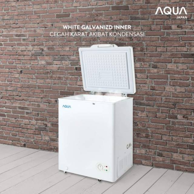 Freezer Box AQUA AQF-100 Kapasitas 100Liter ( Sidoarjo Surabaya Gersik Mojokerto )
