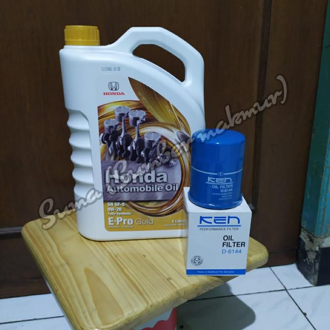 oli honda epro gold + filter oli honda brio, mobilio, brv, hrv, jazz