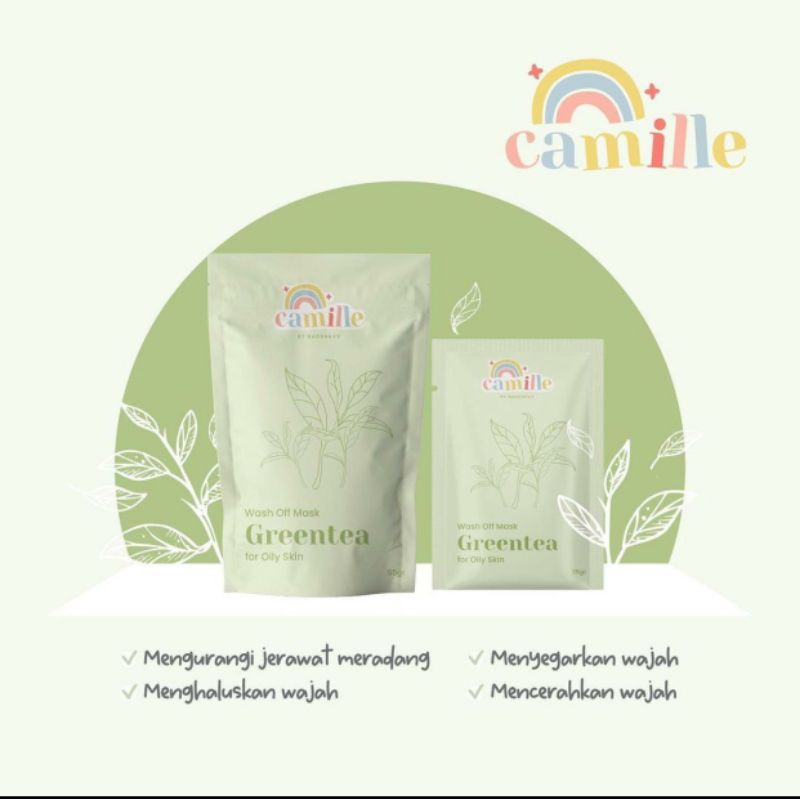 RESELLER RESMI READY CAMILLE BEAUTY BPOM APPROVE UPGRADE FORMULA SIAP KIRIM FREE GIFT-GREENTEA