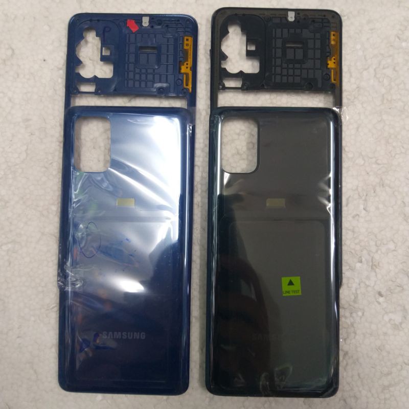 HOUSING BACKDOOR CASING FULLSET BAZEL SAMSUNG GALAXY M51 ORIGINAL 2020 BACKDOOR+MIDLE PLATE BAZEL