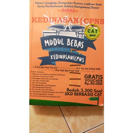 buku kedinasan CPNS buku PKN STAN bimbel bebas