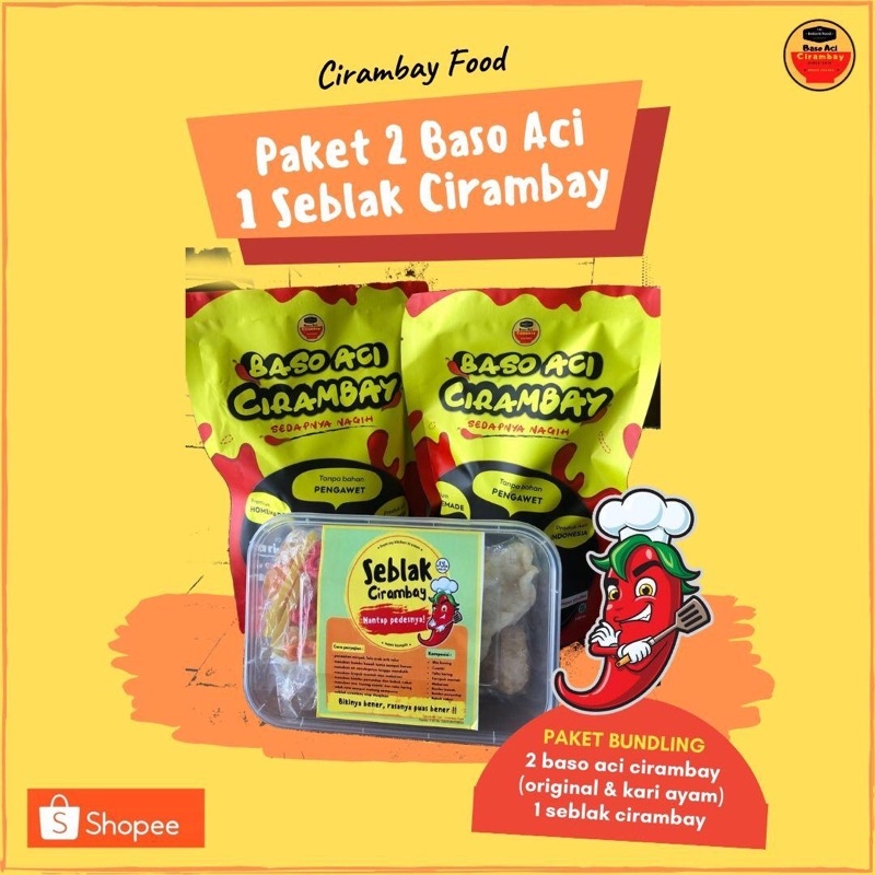 

Paket 2 Baso Aci Cirambay 1 Seblak Cirambay