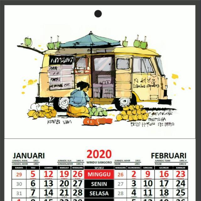 

Kalender Jawa dan Masehi 2020