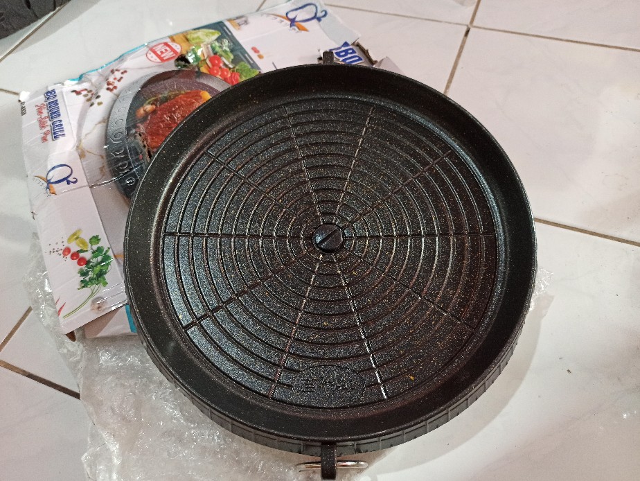 Bbq Round Grill Q2 8930 Barbeque Grill Pan Panggangan Tempat Memanggang