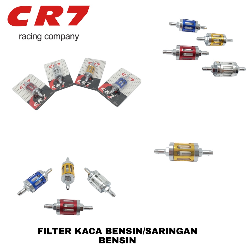 Filter Bensin Motor Filter Kaca Bensin Saringan Bensin Motor Variasi CR7 Universal