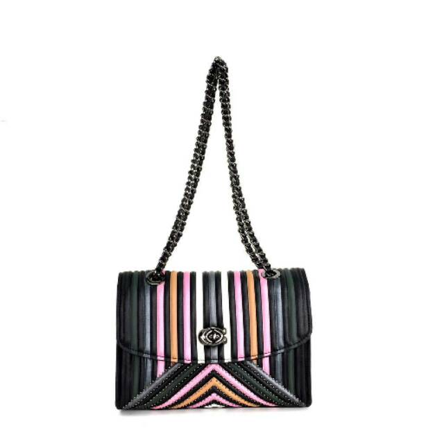 RainBow COACH Parker Quilting and Rivets bag authentic original ori