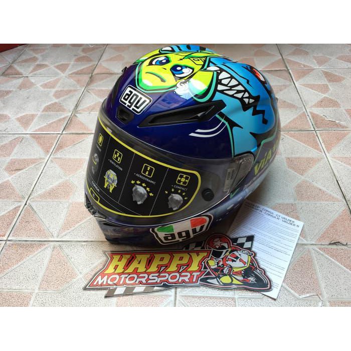 SALE HELM AGV CORSA MISANO VIA2 SIZE XL EUROFIT LIMITED EDITION 2ND