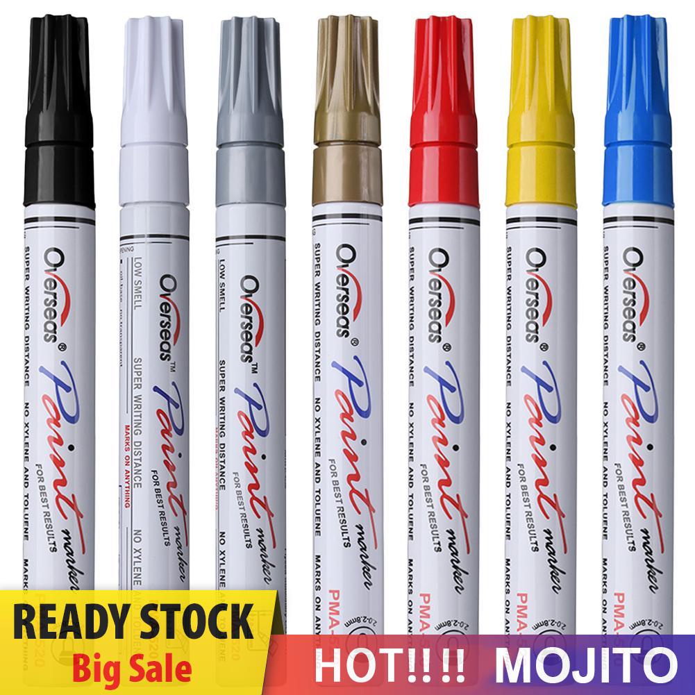 MOJITO Waterproof Car Tire Tread Permanent Paint Marker Pen Graffiti Oily Marker