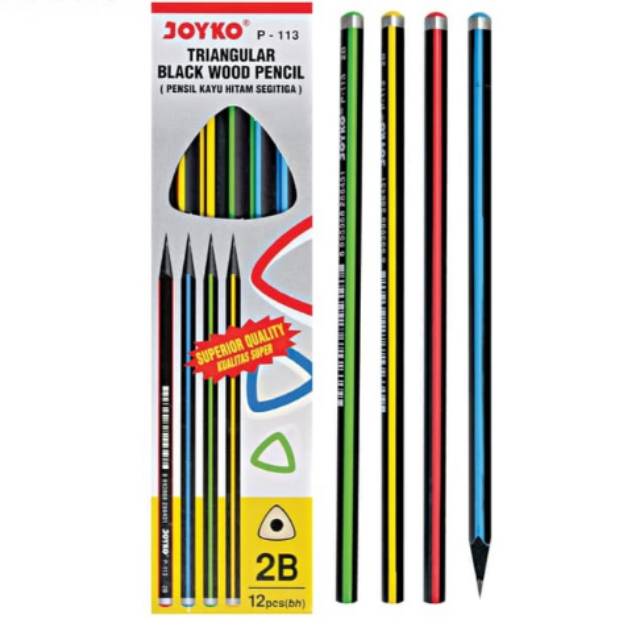 

Pensil 2B Joyko 1 Lusin (12 pcs)