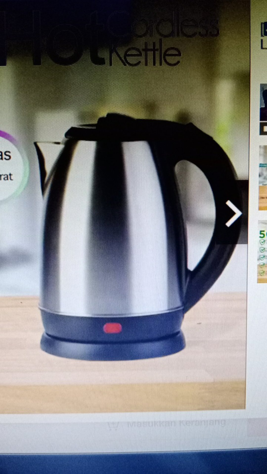 [✅ Cod]ceret Kettle Listrik Termos Pemanas Air Teko Listrik Paling Murah Awet Tahan Lama 1.8l T-1040