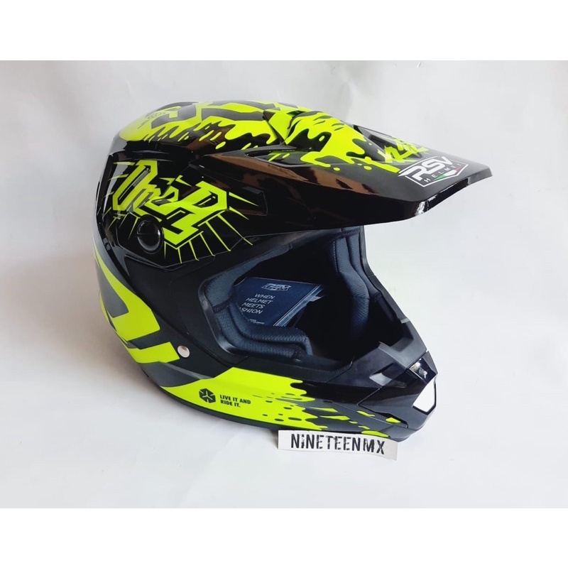 HELM RSV ORCA REBEL-R YELLOW FLUO BLACK