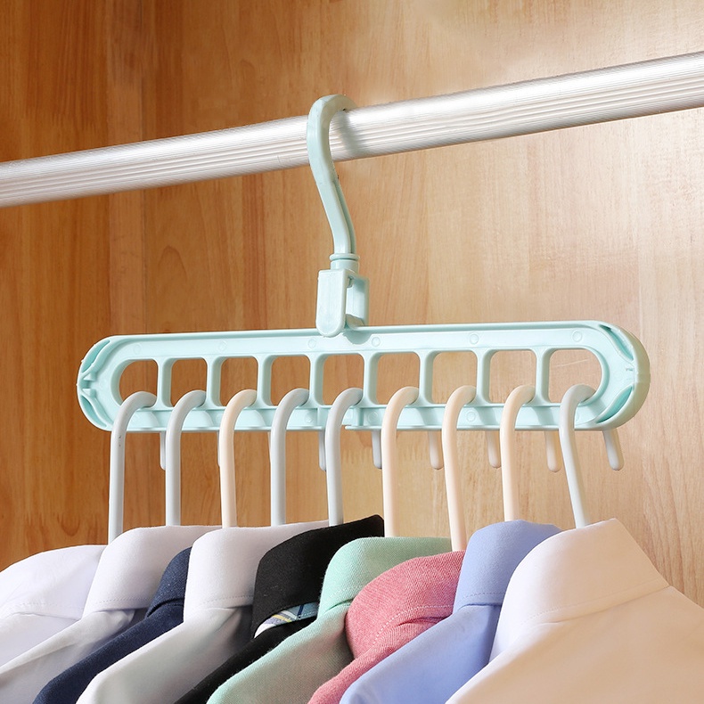 HOVELSHOP Magic Hanger Gantungan Multifungsi Instan 9 in 1 Gantungan Pakaian Wonder Ajaib