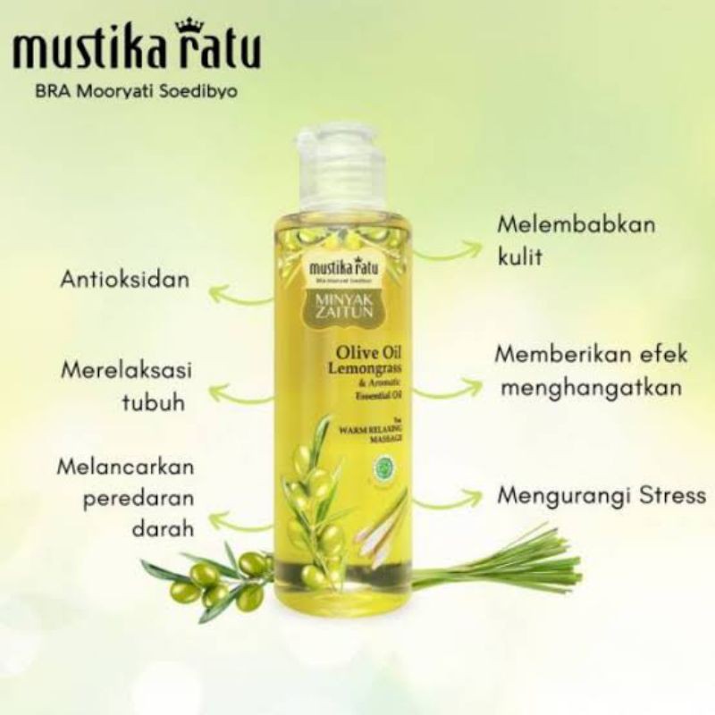 Mustika Ratu Lemongrass Olive Oil 150ml