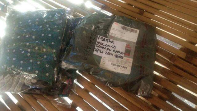 Gamis Batik Syari Madiya Katun Unggul Jaya Dress Kombinasi Mic Wolfice Sopal All Size Fit To Xl 102