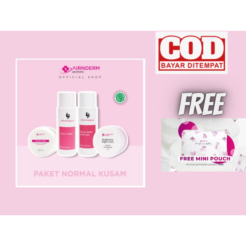 Paket Normal Kusam Airin Airnderm Aesthetic (by AIRIN BEAUTY)