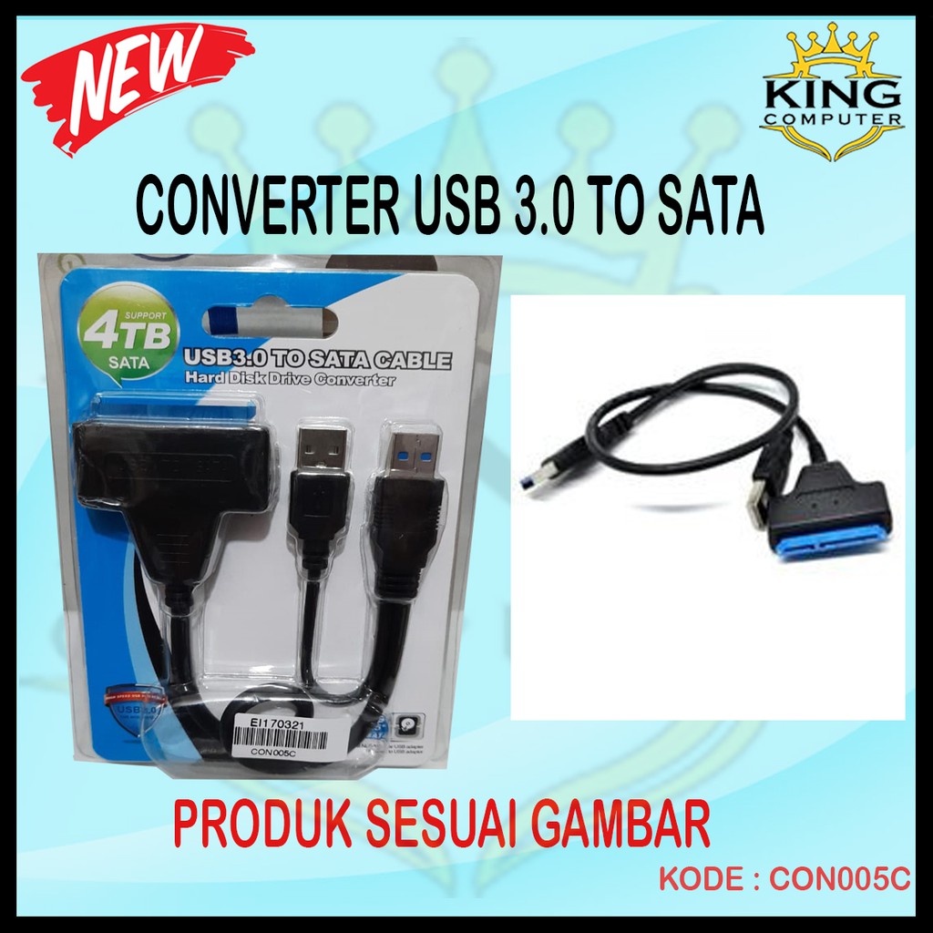 CONVERTER USB 3.0 TO SATA CABLE