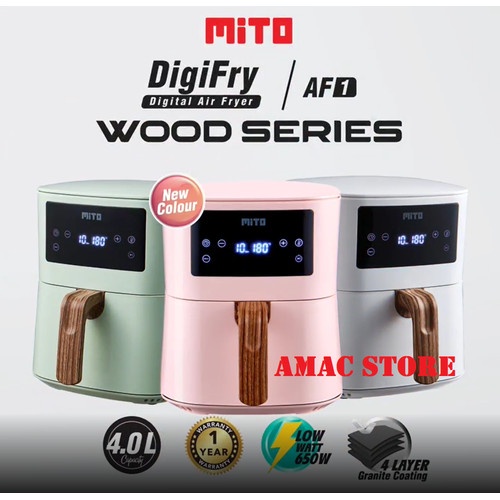 MITO Digital Air Fryer 4 Liter Low Watt AF1 - Garansi 1 Tahun