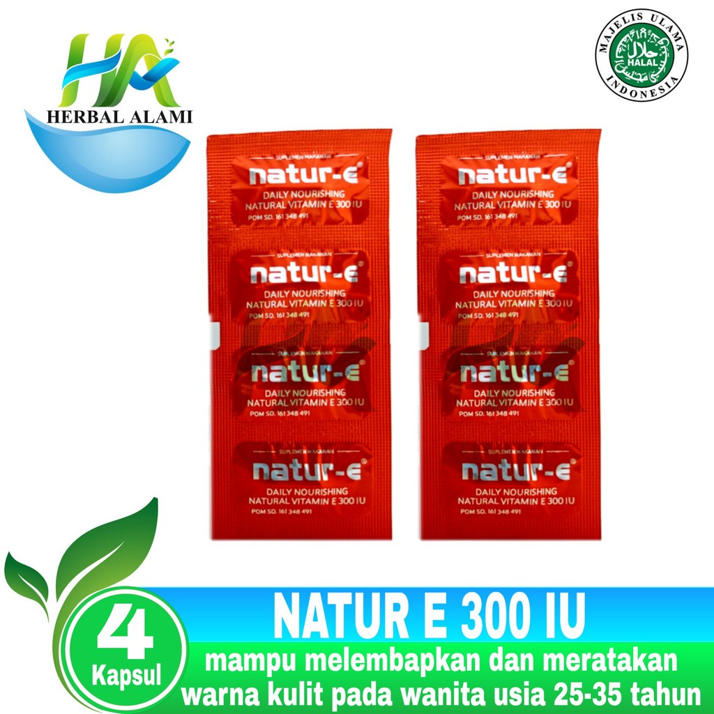 Natur E 300IU  &amp; 100IU Tablet SATUAN PERSETRIP