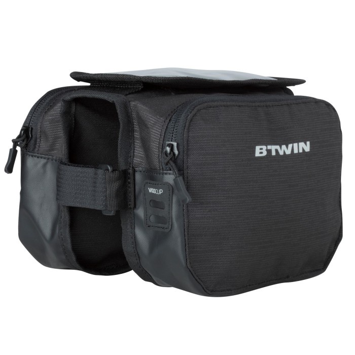 Decathlon Btwin Tas Sepeda Double 520 Hitam - 8349734