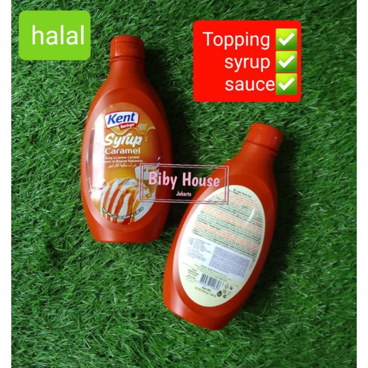 

SIRUP Kent Boringer SYRUP Strawberry / Chocolate/ Caramel 624 gr Halal