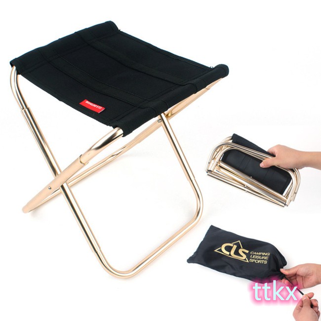 portable folding stool travel chair