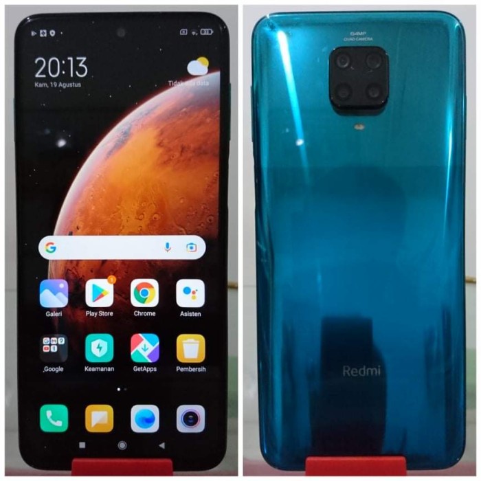 XIAOMI REDMI NOTE 9 PRO RAM 6/64 FULLSET MULUS NO MINUS