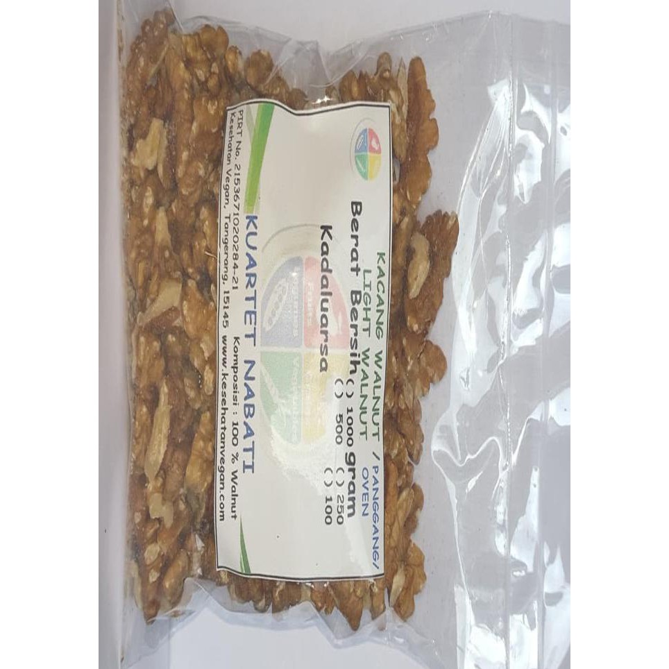 

Roasted Walnut (Walnut Panggang) 250 gr HEMAT Kode 1219