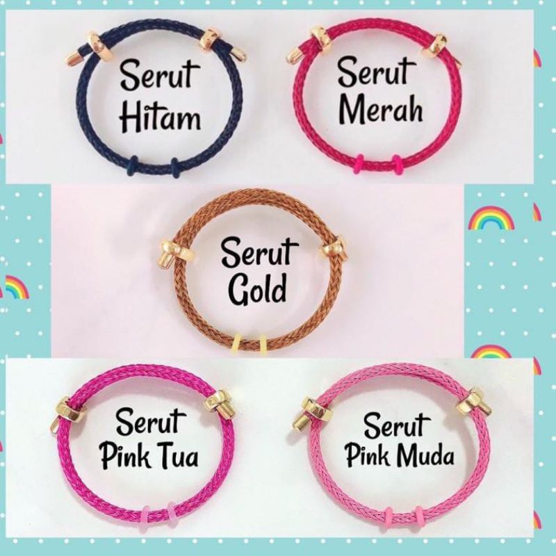 Gelang Tali Kawat Serut Gelang Anak Anak