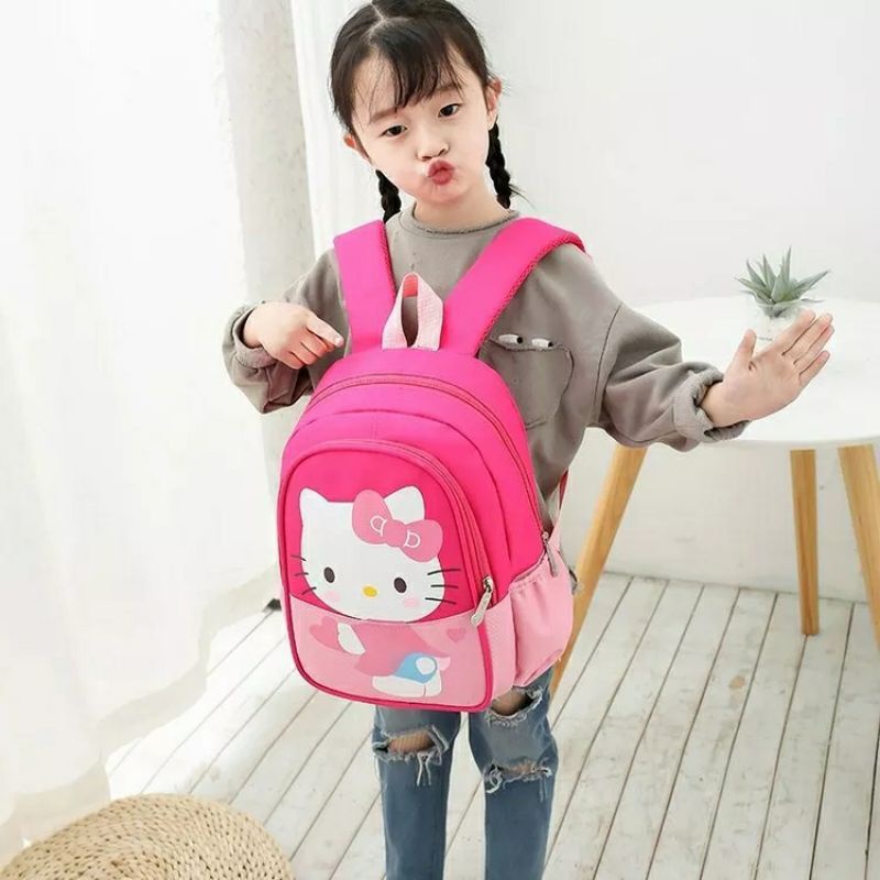 Trygo.id  / Hello Kitty - Tas Anak Perempuan Tas Ransel Anak Sekolah sd tk Perempuan New Baru Tas Anak terlaris