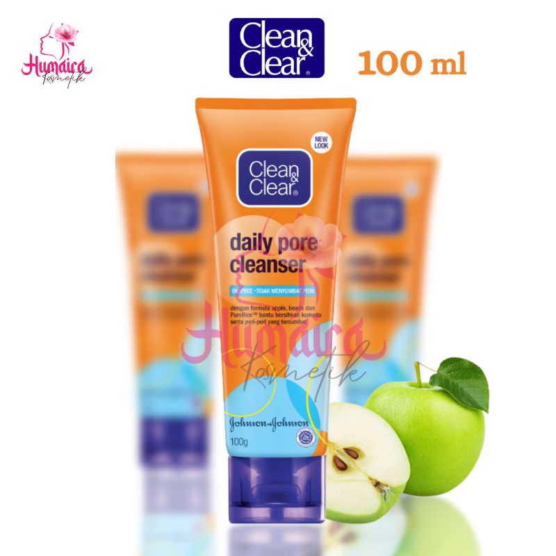 Clean&Clear Daily Pore Cleanser Sabun Cuci Muka 100Gr