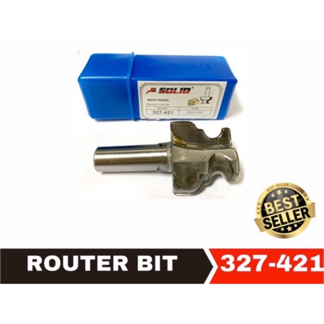 Mata Router  Mata Profil 327-421 Solid Cove  Bead Bits