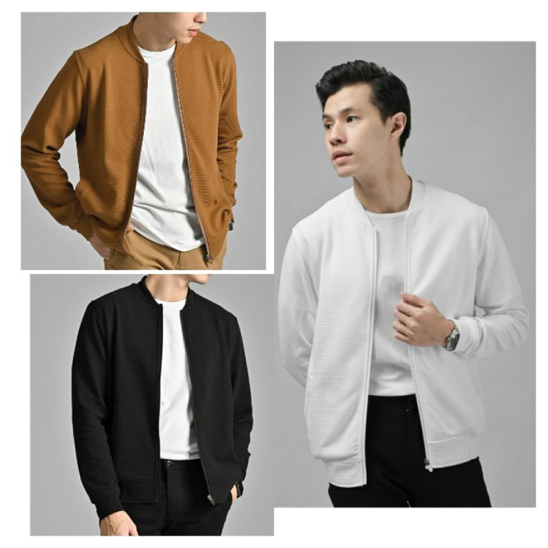 Ottoman bomber jacket male.id brown S