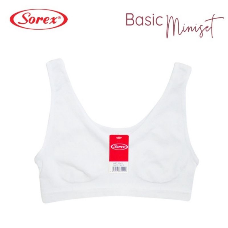 Sorex Basic Miniset Polos Anak Remaja Free Size 2049 Tanpa Kawat