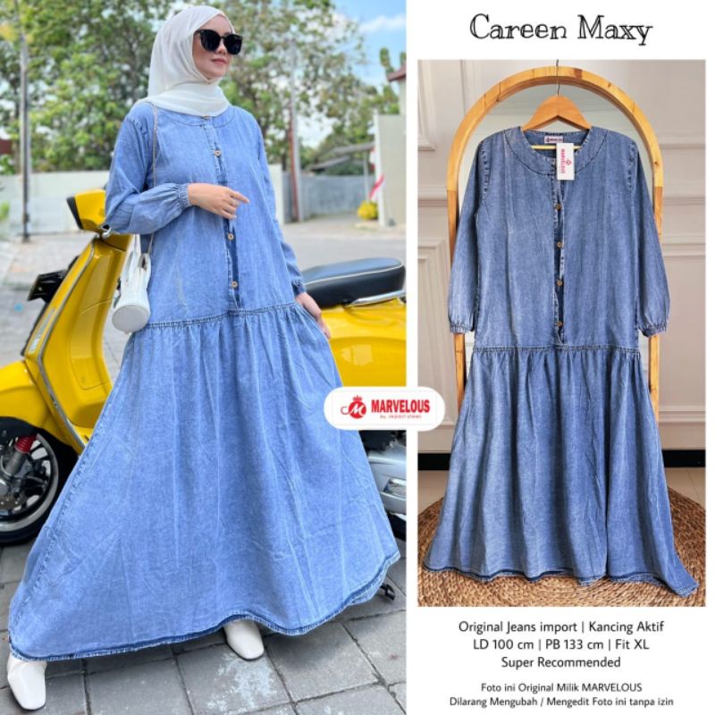 CAREEN MAXY BY MARVELOUS / DRESS JEANS WANITA MUSLIMAH / Dress jeans kekinian