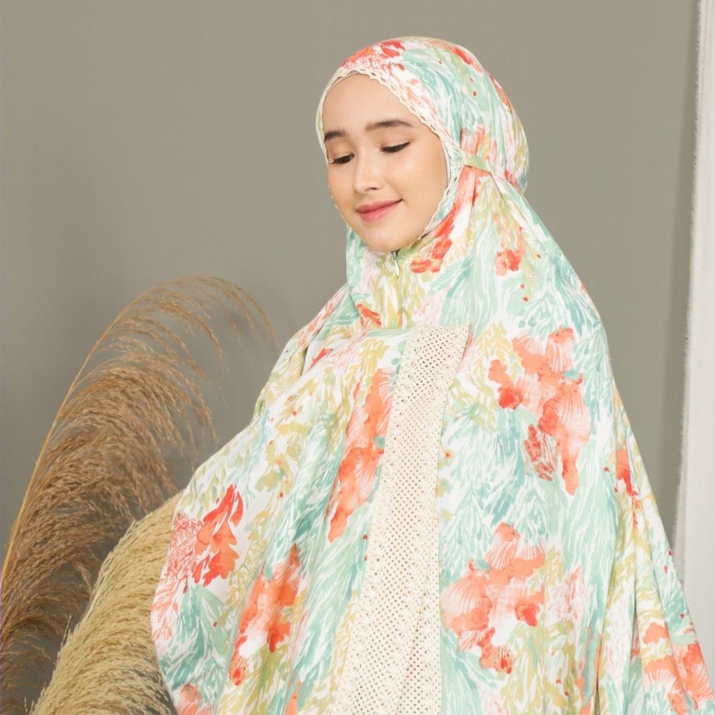 Mukena Jumbo Dewasa 2in1 DAISY Rayon Viscose Premium