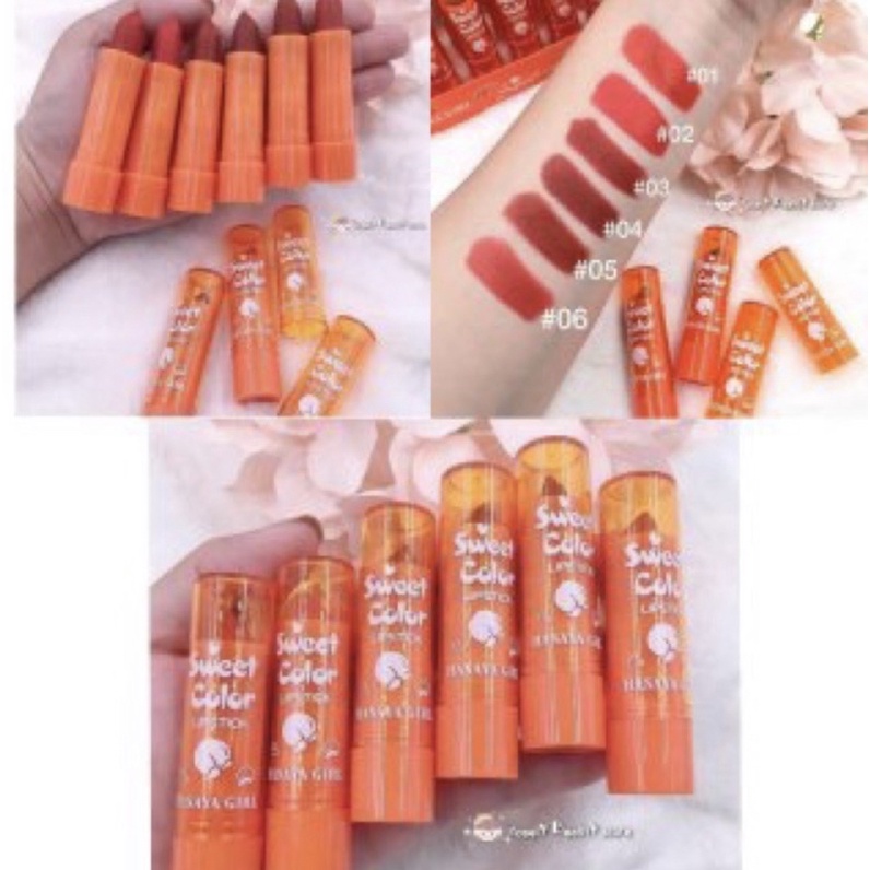 NNHS Hasaya Girl Lip Matte Sweet Orange / Lipstick / Beauty / lipstik warna cantik