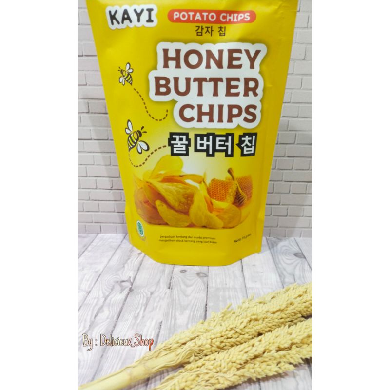 

Kayi Potato Chips Korean Snack - Honey Butter 75Gr