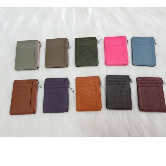 dompet kartu fashion kulit card holder wallet genuine leather cassie