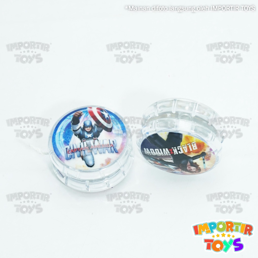 Yoyo Aneka Karakter Hulk Spiderman Cars Avengers Mainan Tradisional Anak