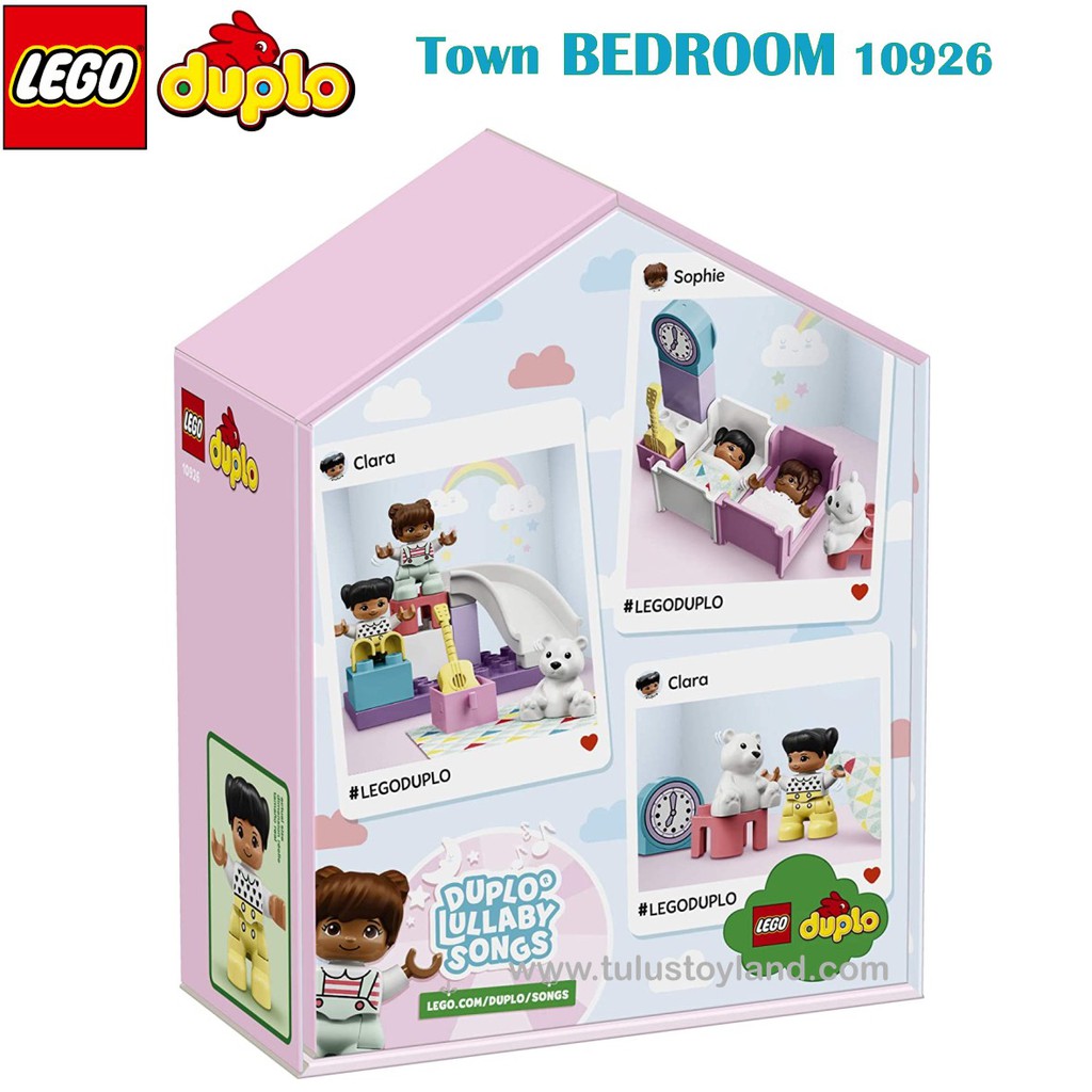 LEGO Original DUPLO Town Playroom 10925 Bedroom 10926 Pizza Stand 10927 ASLI Mainan Susun Balok