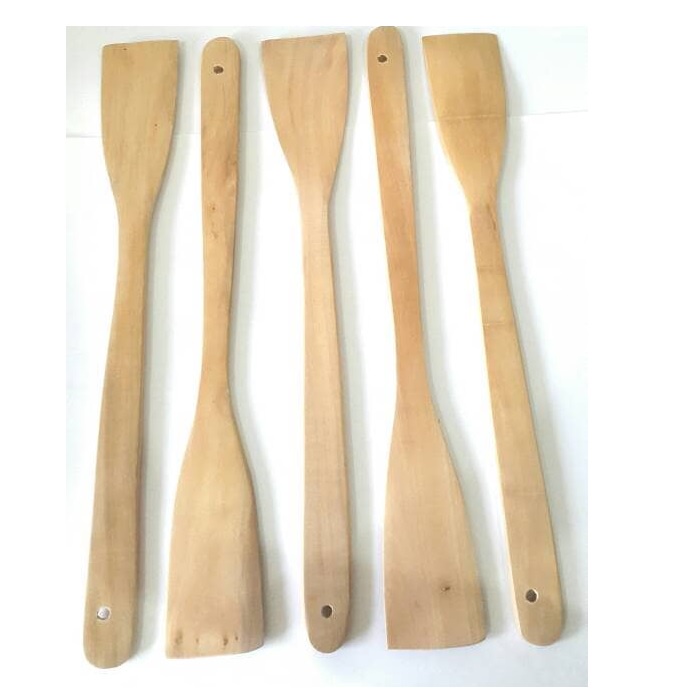 Sutil / Sodet Teflon / Spatula Kayu / Pengaduk Kayu Panjang 30 Cm