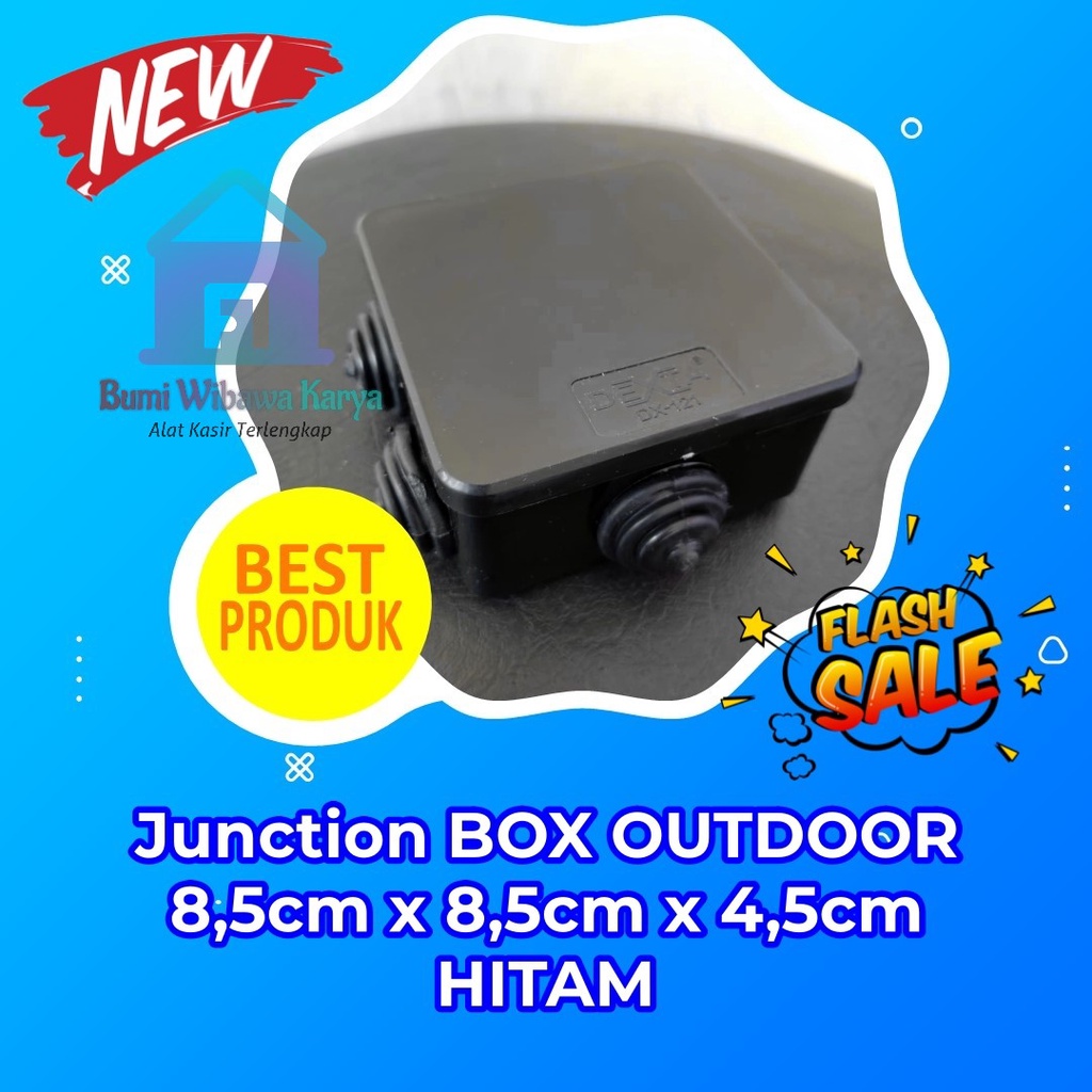 Duradus Dexta DX 121 Junction Box HITAM / Dorados Dexta HITAM