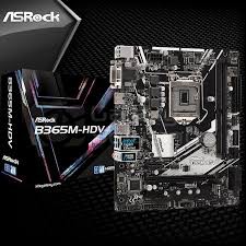 Motherboard ASRock B365M-HDV (LGA1151, B365, DDR4, USB3.1, SATA3)