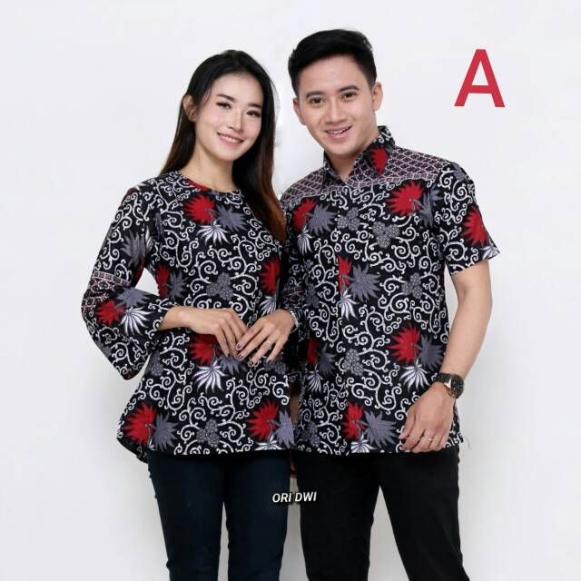 Maura Couple - Sania Ruffle Batik Couple