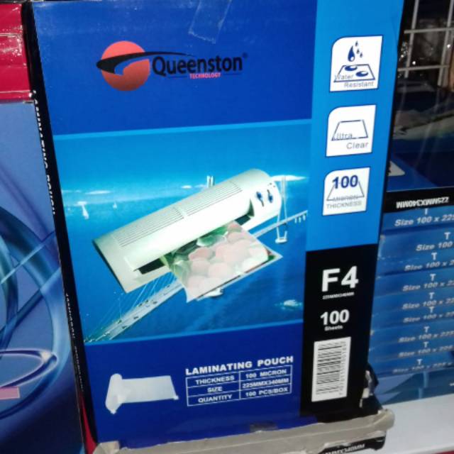 

Plastic laminating F4