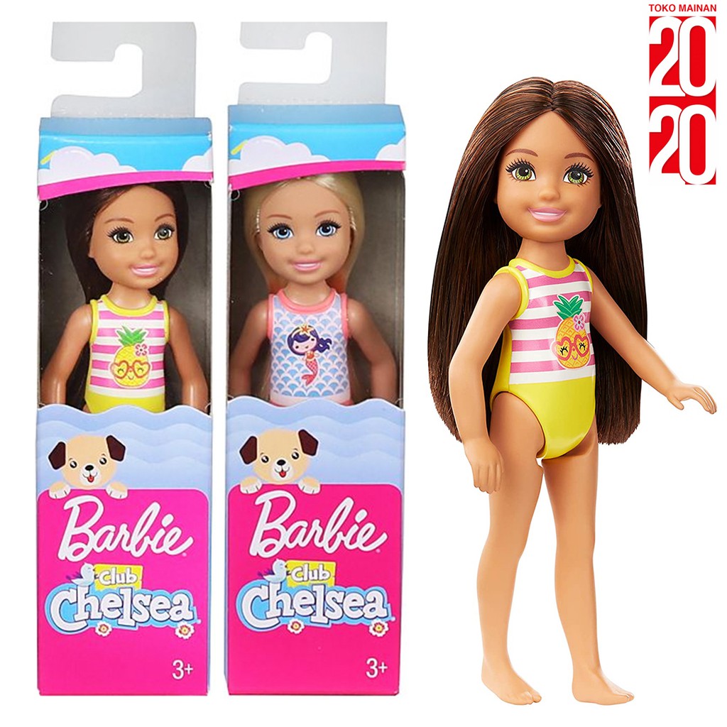  Barbie  Club Chelsea Beach Edition Mainan Boneka Anak 