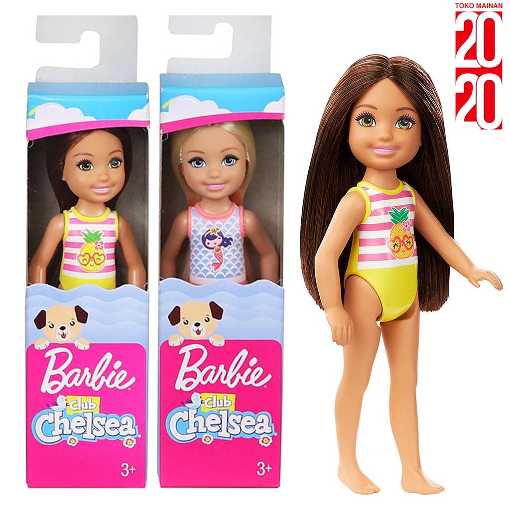 Barbie Club Chelsea Beach Edition Mainan Boneka Anak Barbie Club Chelsea Beach Edition Mainan Boneka Anak