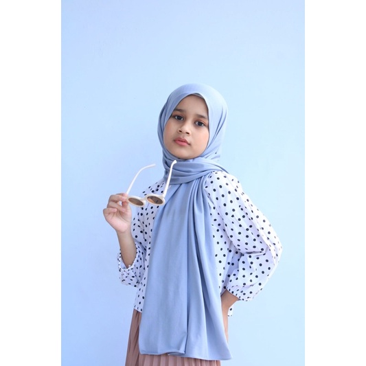 PASHMINA INSTANT UKURAN JUNIOR BESAR 7th-15th / HIJAB INSTANT ANAK TANGGUNG / PASTAN ANAK / KERUDUNG ANAK / HIJAB INSTANT