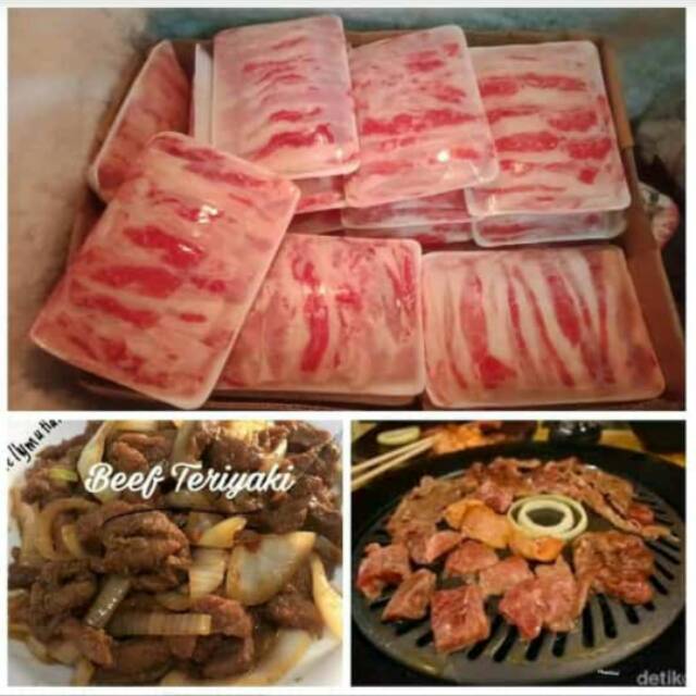 

Daging slice sapi teriyaki